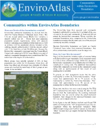 Municipalities Within Enviroatlas Boundaries (PDF)