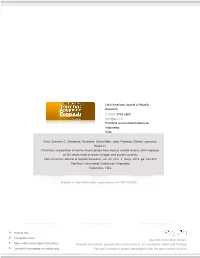 Redalyc.Proximate Composition of Marine Invertebrates from Tropical