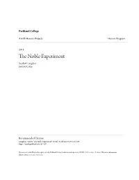 The Noble Experiment