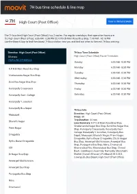7H Bus Time Schedule & Line Route