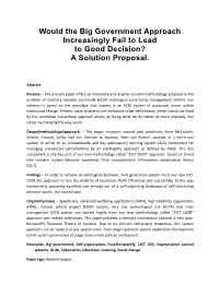 A Solution Proposal