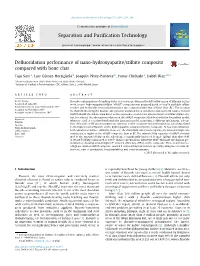 Defluoridation Performance of Nano-Hydroxyapatite/Stilbite