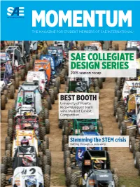 SAE COLLEGIATE DESIGN SERIES 2015 Season Recap