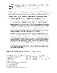 SEMI-FINAL FEDEX ATP HEAD 2 HEADS – in Order of Play
