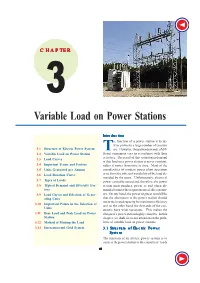 Variable Load on Power Stations