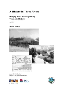 A History in Three Rivers