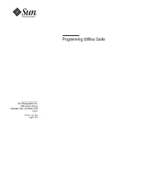 Programming Utilities Guide