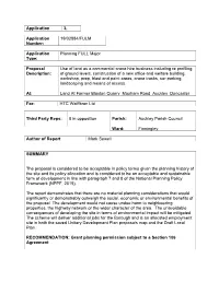 19/02884/FULM Application Type