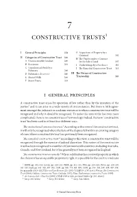 Constructive Trusts