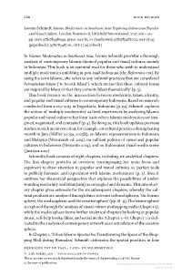 Downloaded from Brill.Com09/26/2021 08:09:06PM Via Free Access Book Reviews 539 Shopping Malls in Yogyakarta