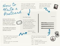 How to Write A