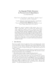 On Digraph Width Measures in Parameterized Algorithmics (Extended Abstract)