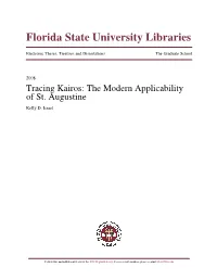 Tracing Kairos: the Modern Applicability of St. Augustine Kelly D