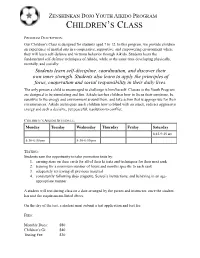 Childrens Program (Pdf)