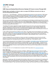 CME Group and Nasdaq Extend Exclusive Nasdaq-100 Futures License Through 2029