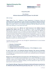 Midlands Advanced Manufacturing Action Plan 2021-2024 IMR