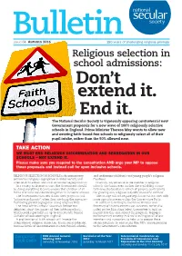 NSS Autumn 2016 Bulletin