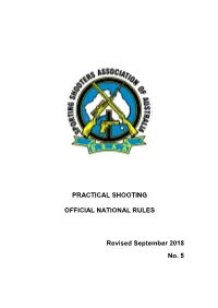 Practical Shooting SSAA Rules