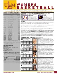 2020-21 Schedule/Results Media Coverage Ulm