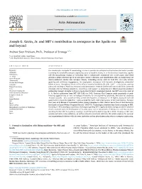 Joseph G. Gavin, Jr. and MIT's Contribution to Aerospace in The