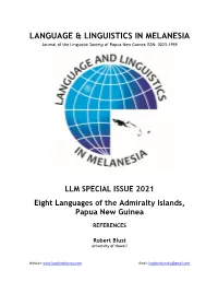 Language & Linguistics in Melanesia