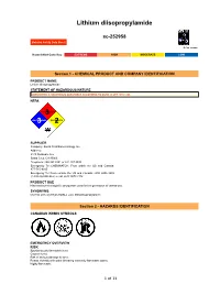 Lithium Diisopropylamide