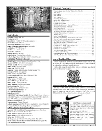 Table of Contents
