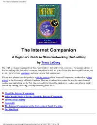 The Internet Companion, 2Nd Edition