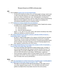 Weekly Digest of COVID-19 Guidelines