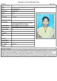 Missing Person - Period Wise Report (CIS) 18/06/2020 Page 1 of 50