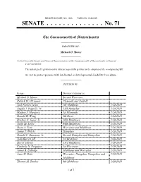 SENATE ...No. 71