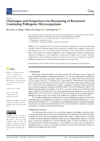 Challenges and Perspectives for Biosensing of Bioaerosol Containing Pathogenic Microorganisms