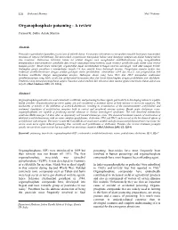 Organophosphate Poisoning : a Review
