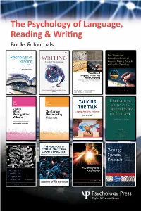 The Psychology of Language, Reading & Writing