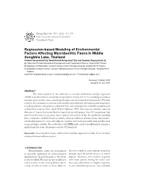 Regression-Based Modeling of Environmental Factors Affecting