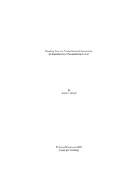 Standing Firm in a Trinity-Centered Community: an Exposition of 2 Thessalonians 2:13-17