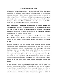 3. Effects of British Rule