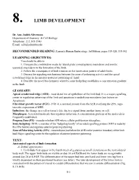 8. Limb Development