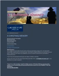 A Christmas Memory
