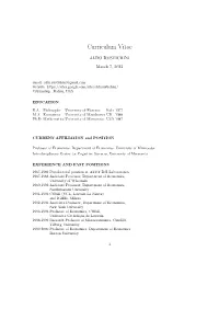 Curriculum Vitae