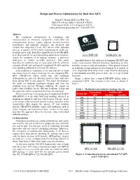 Design and Process Optimization for Dual Row QFN