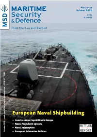 MARITIME Security &Defence