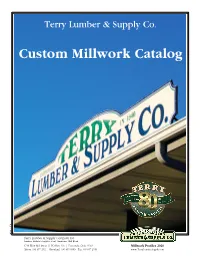 Custom Millwork Catalog TLS — 03.07