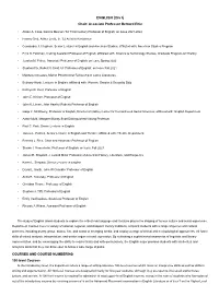 Department/Program Curriculum