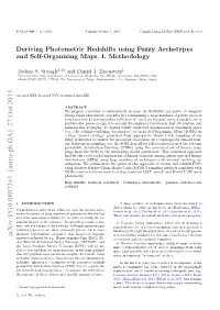 Deriving Photometric Redshifts Using Fuzzy Archetypes and Self-Organizing Maps