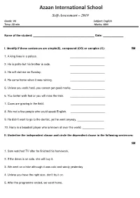 Grade -7 Activity Sheets