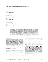 Using Adobe Type 1 Multiple Master Fonts with TEX
