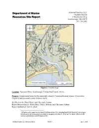 Department of Marine Resources Site Report