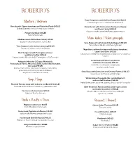 Dining Menu (PDF)
