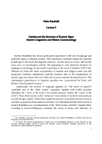 Fabio Rambelli Lecture 3 Gomitsu and the Structure of Esoteric Signs